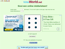 Tablet Screenshot of dobbelsteen.virtuworld.net