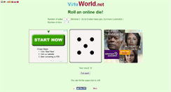 Desktop Screenshot of dice.virtuworld.net