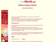 Tablet Screenshot of lootjes-trekken.virtuworld.net